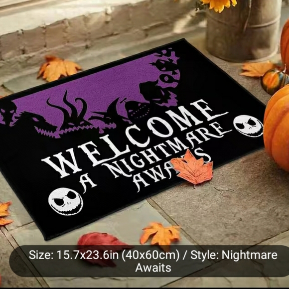 Other - NWT A nightmare awaits Halloween door mat